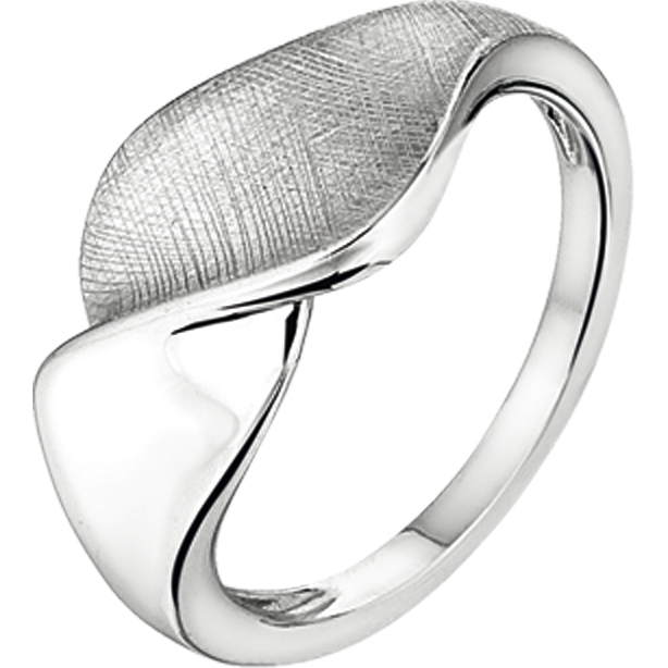884265 Zilveren ring gescratcht
