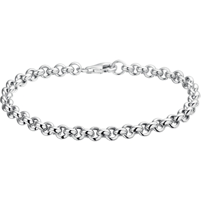 jasseron 55 mm zilver gerhodineerd