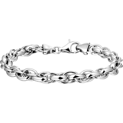 885284 Zilveren schakelarmband 6,5 mm