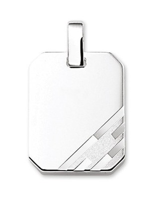 graveerhanger polimat zilver gerhodineerd