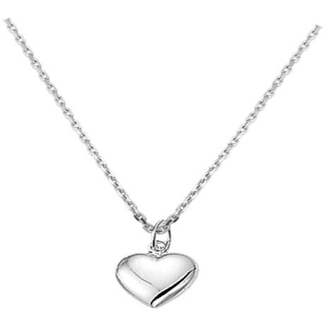 Treasure Collection TC-42639 Zilveren ketting met hartje