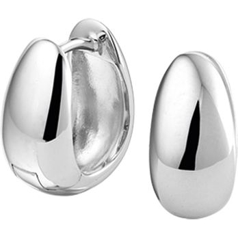 Treasure Collection 883557 Zilveren klapcreolen 15,5 mm