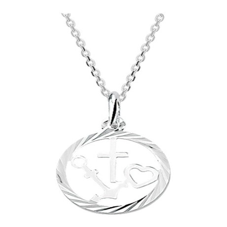 Treasure Collection TC-42647 Ketting hoop, geloof en liefde