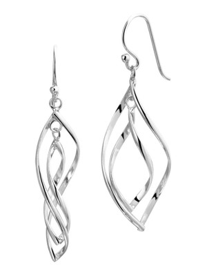 oorhangers franse haak zilver gerhodineerd