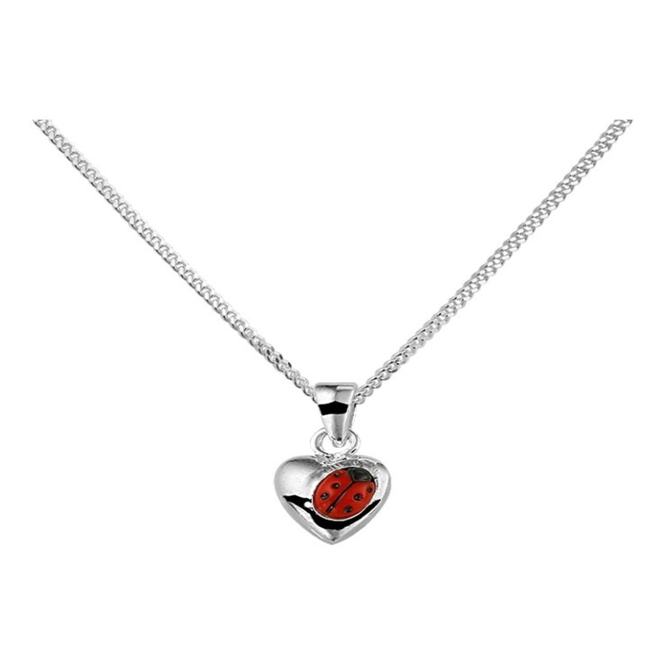Treasure Collection TC-43132 Zilveren ketting lieveheersbeestje