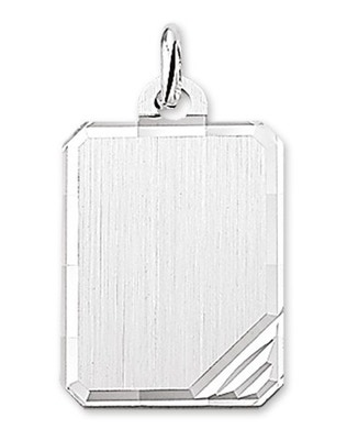 graveerhanger gediamanteerd zilver gerhodineerd