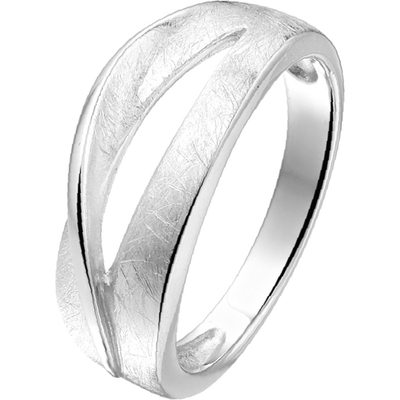 884270 Zilveren ring gescratcht