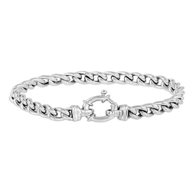 Treasure Collection L768 Zilveren gourmet armband 19 cm