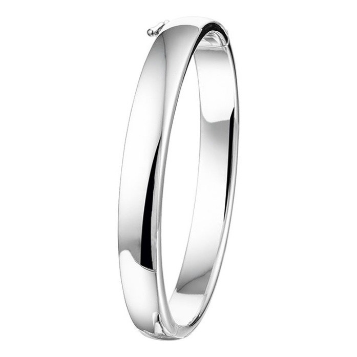Treasure Collection TC-23015 Massieve zilveren slavenarmband 6 mm