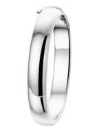 bangle scharnier massief 10 x 60 mm zilver gerhodineerd