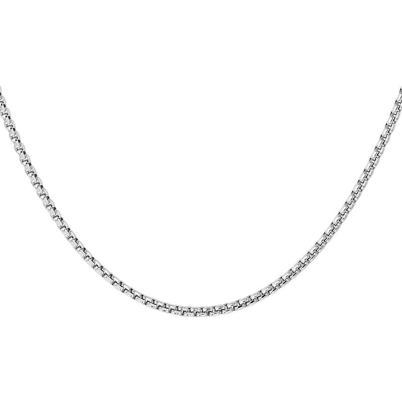 885188 Zilveren venetiaanse basisketting 2 mm