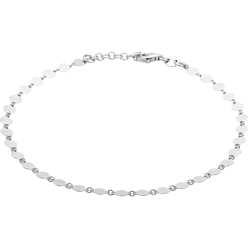 884599 Zilveren enkelbandje 4 mm 24-26 cm