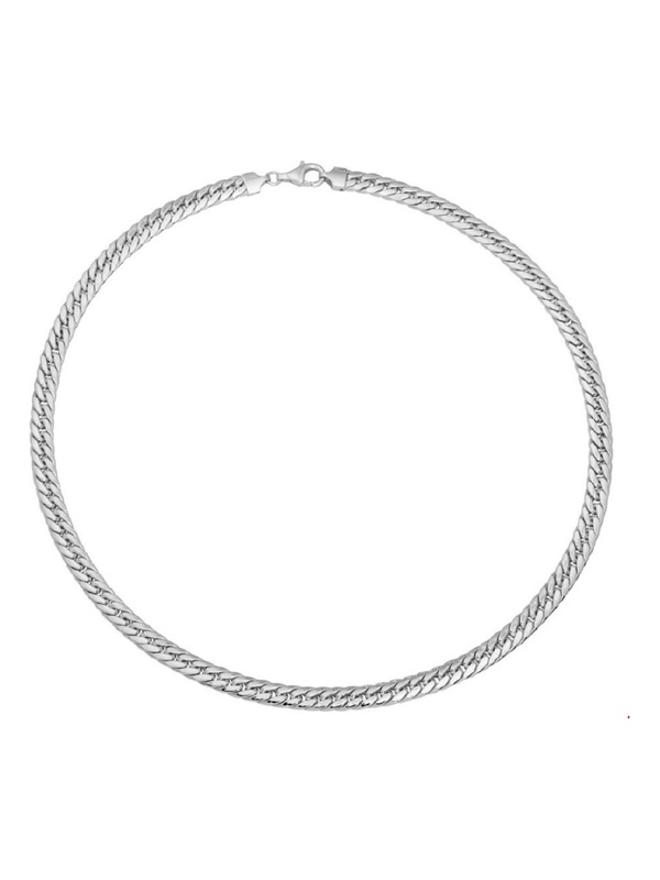 Treasure Collection TC-881498 Zilveren gourmet ketting 6 mm 45 cm