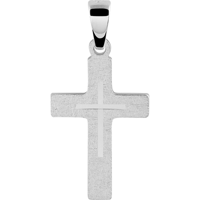 hanger kruis zilver gerhodineerd
