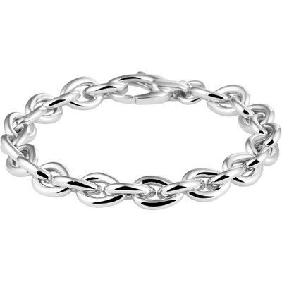 armband 9 mm 205 cm zilver gerhodineerd