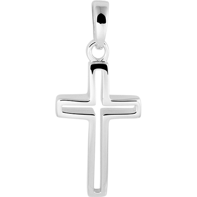 hanger kruis zilver gerhodineerd