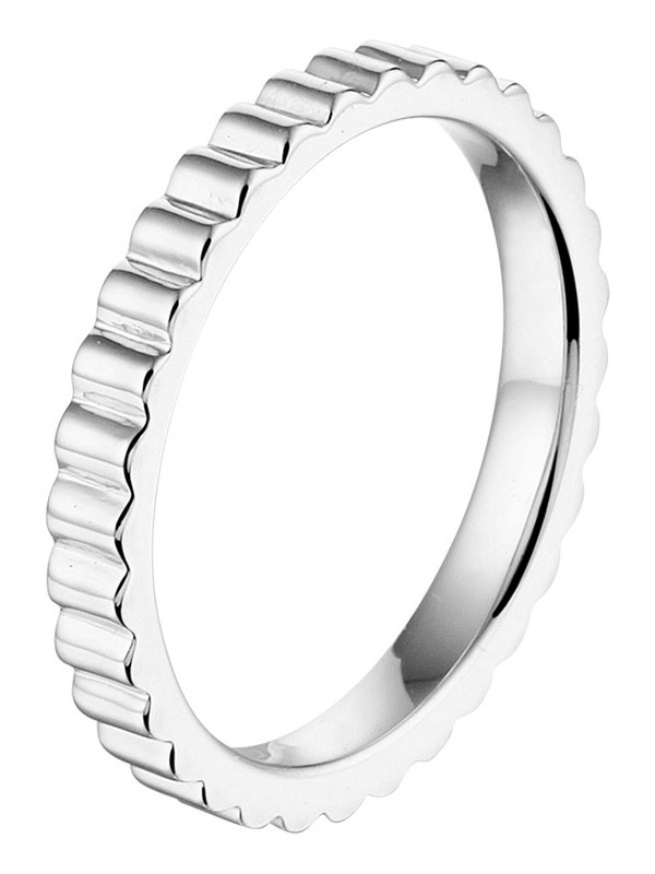 Treasure Collection M246 Zilveren aanschuifring 3 mm