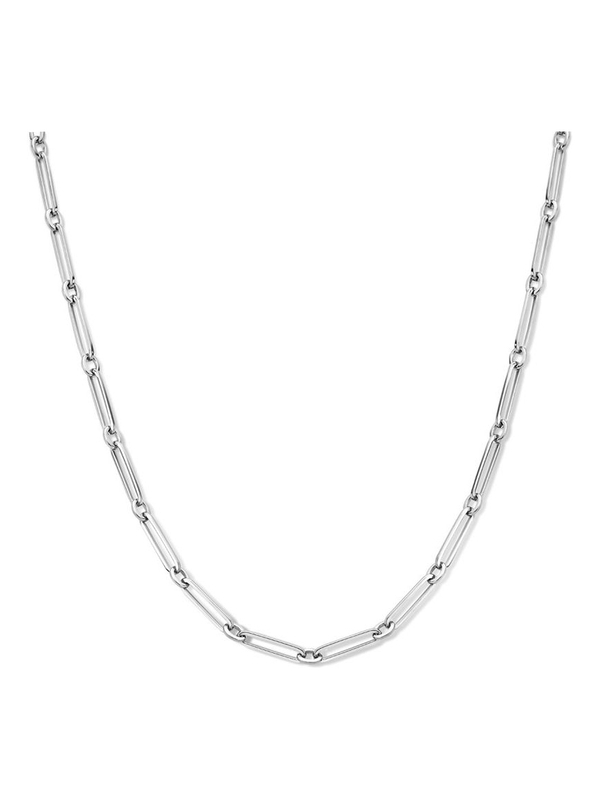 Treasure Collection TC-882250 Zilveren paperclip ketting 4 mm 45 cm