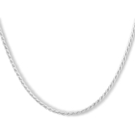koord 17 mm zilver gerhodineerd