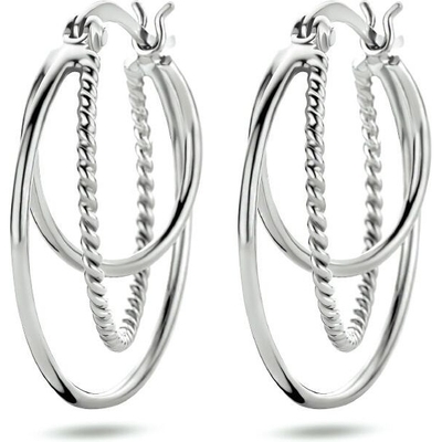 oorringen zilver gerhodineerd