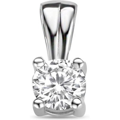 hanger zirkonia 9 mm zilver gerhodineerd