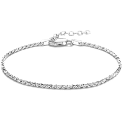 koord 17 mm zilver gerhodineerd