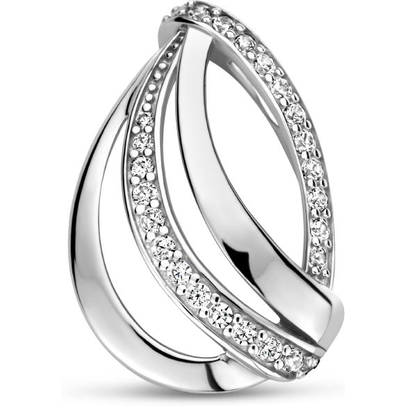 Treasure Collection 883670 Zilveren hanger met zirkonia