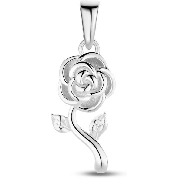 Treasure Collection 883201 Zilveren hanger roos