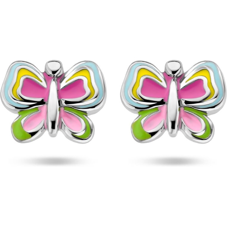 Treasure Collection 883542 Zilveren oorknopjes vlinder