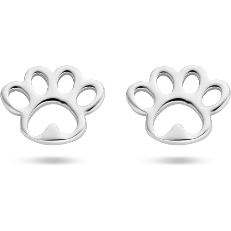 Treasure Collection 883539 Zilveren oorknopjes hondenpoot
