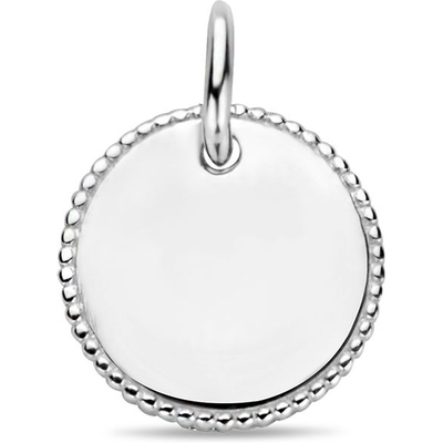 Treasure Collection 883200 Zilveren graveerhanger rond