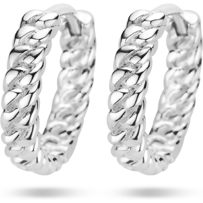 klapoorringen 135 mm zilver gerhodineerd