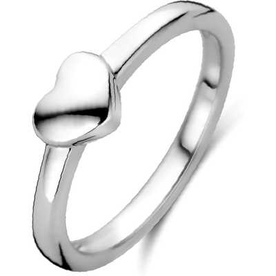 884411 Zilveren kinderring met hartje