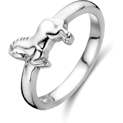 884408 Zilveren kinderring met paard