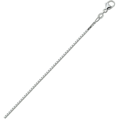collier venetiaans 12 mm 41  4 cm zilver gerhodineerd