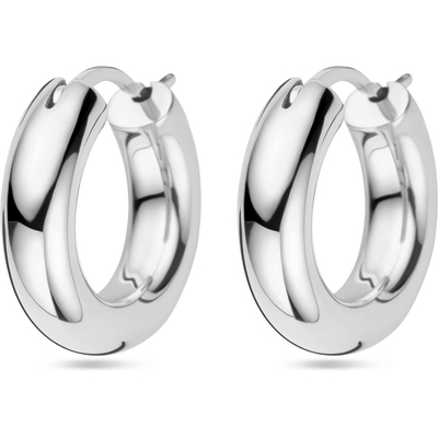 oorringen zilver gerhodineerd