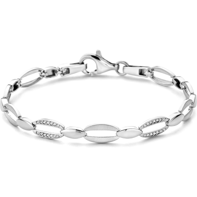 armband zirkonia 60 mm 185 cm polimat zilver gerhodineerd