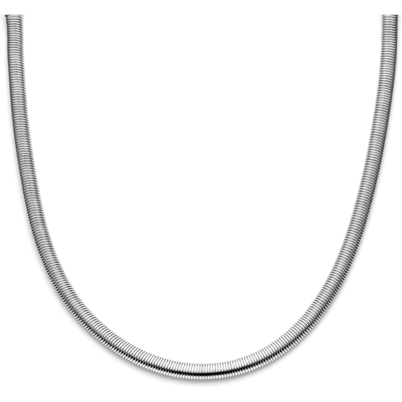 885053 Zilveren collier 8 mm 45 cm met springslot