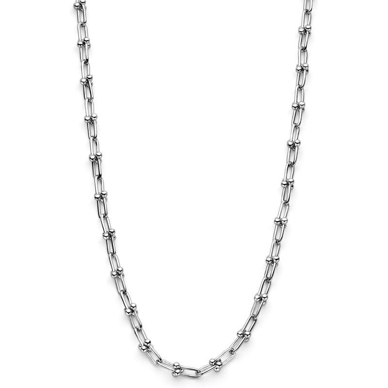 885055 Zilveren schakelketting 6,5 mm 43 cm