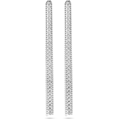 oorhangers zirkonia zilver gerhodineerd