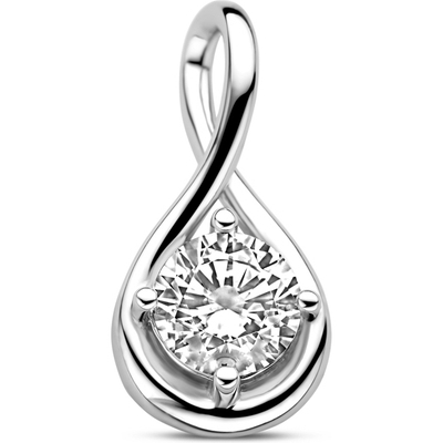 hanger zirkonia zilver gerhodineerd