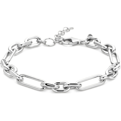 armband anker 65 mm 18  3 cm zilver gerhodineerd