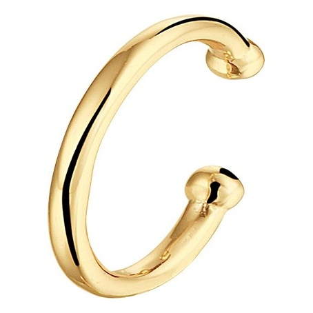 Treasure Collection L996 Goudkleurige earcuff 13 mm