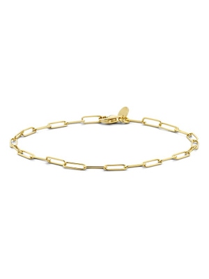 Treasure Collection M308 Goudkleurige closed forever schakelarmband 3 mm