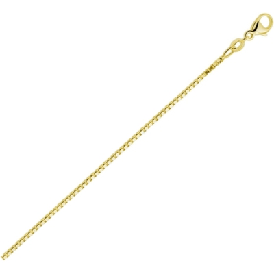 collier venetiaans 12 mm 41 4 cm 3 micron zilver verguld geel