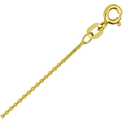 collier anker plat 11 mm 41  4 cm 3 micron zilver verguld geel