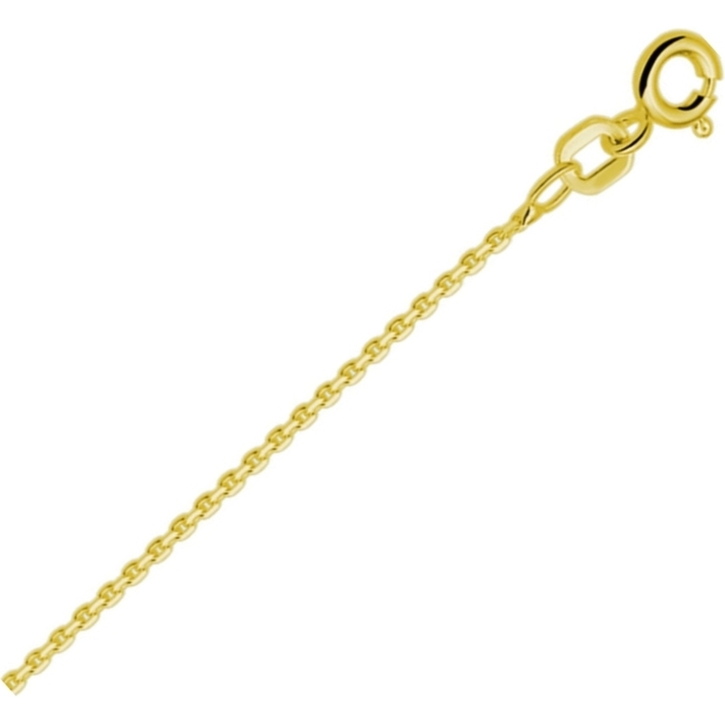 885219 Goudkleurige anker basisketting 1,1 mm