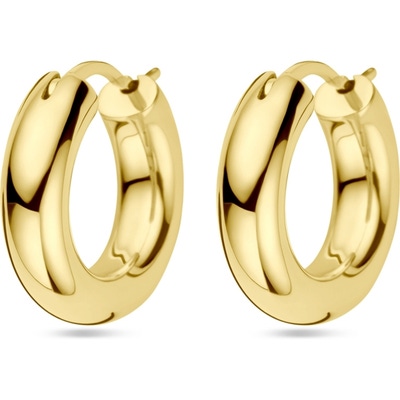 oorringen 1 micron zilver verguld geel