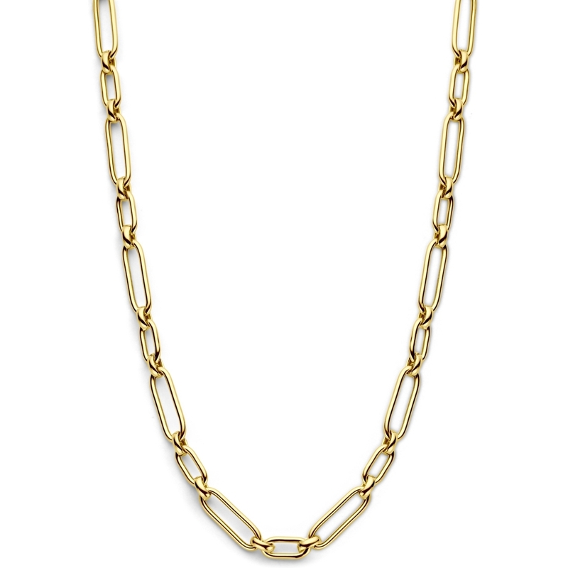 885066 Goudkleurige schakelketting 6 mm 42-45 cm
