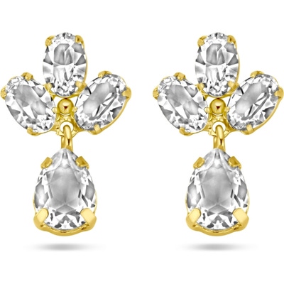 oorhangers swarovski 1 micron zilver verguld geel